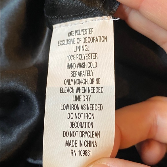 Donna Ricco Collection black ruffled front sleeveless prom evening gown Sz 6 - Picture 13 of 13